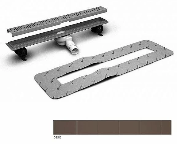 Душевой лоток Radaway 5L075A/5R075B 750 с основой под плитку 8-12 мм