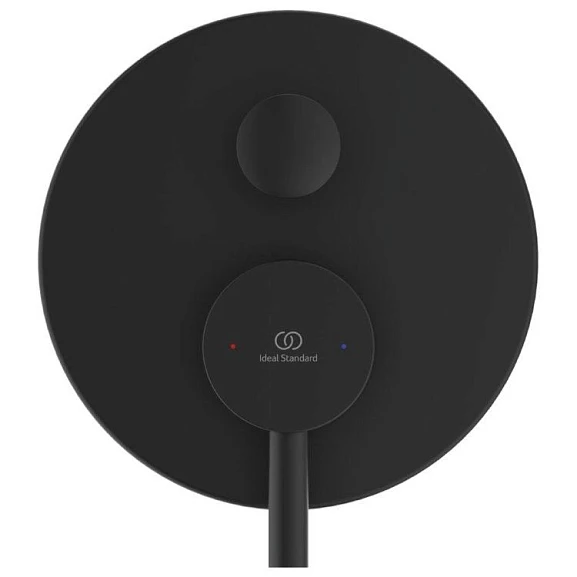 Смеситель Ideal Standard Ceraline A6939XG для ванны и душа скрытый монтаж черный матовый