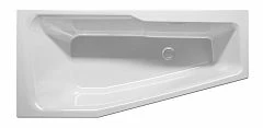 Встраиваемая акриловая ванна Riho Rethink Space 170х90 R со сливом-переливом, c тонким бортом (комплект)