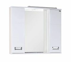 Зеркало-шкаф Onika Балтика 80 белый глянец (1 лампа)
