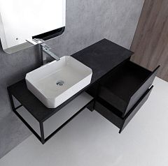 Столешница BelBagno Stile Moderno Cadro 140*46 Nero Magma