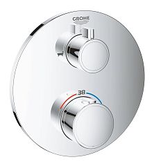 Внешняя часть для термостата Grohe Grohtherm 24077000 для ванны и душа хром