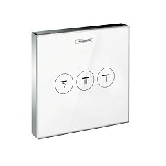 Внешняя часть для переключателя потоков Hansgrohe Shower Select белый