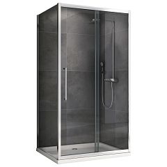 Душевой уголок ABBER Schwarzer Diamant AG30140H-S100 140*100*195 L/R без поддона