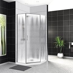 Душевой уголок BelBagno UNO-195-P-1-90-CH-Cr 90*90*195 L/R без поддона