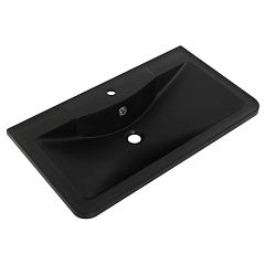 Мебельная раковина BelBagno BB1000/455-LV-ART-ALR-NERO 100*45,5*14,5 черная матовая (приобретается в комплекте с тумбой)