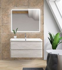 Комплект мебели BelBagno Albano 90 Rovere Vintage Bianco