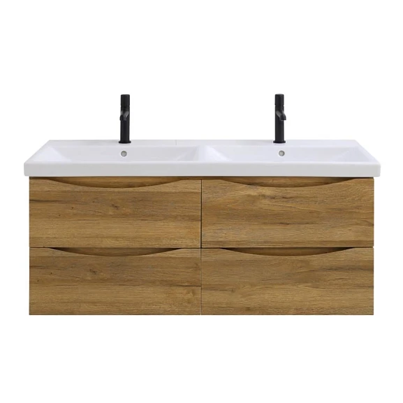 Тумба с раковиной BelBagno Marino-Cer 120 Rovere Rustico (с двойной раковиной)