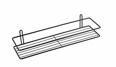 Полка Fixsen FX-730B-1 одноярусная черная