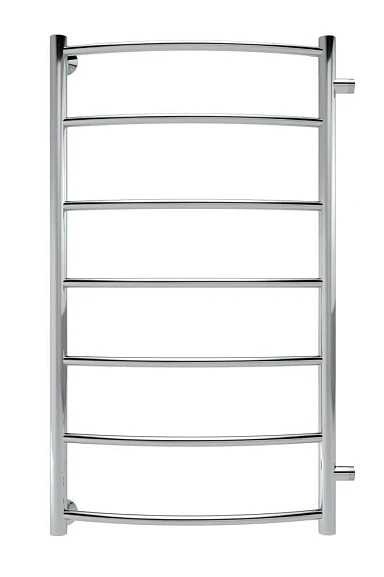 Водяной полотенцесушитель Indigo Arc 67,7*90 боковое подключение 80 серебристый