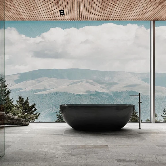 Прозрачная ванна Vincea VBT-6T01B 170*75 черная