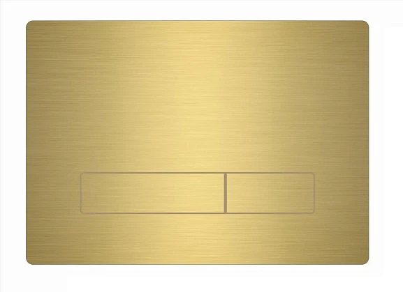 Смывная клавиша KKPol Vitrum Metal Slim 350/PSM/008-00-00 шампань