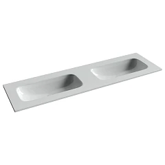Встраиваемая раковина Ceramicanova Grace 161*45,7 с двумя чашами без отверстий под смеситель белый глянец Встраиваемая раковина Ceramicanova Grace 161*45,7 с двумя чашами без отверстий под смеситель белый глянец
