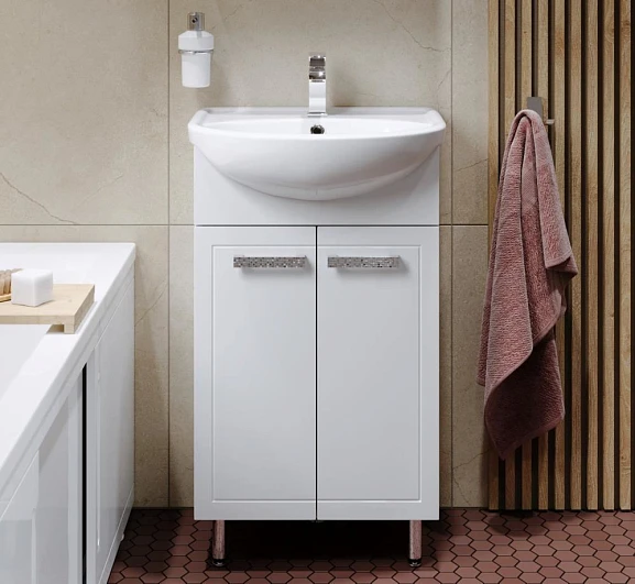 Тумба с раковиной Alavann Vittoria 50 белый