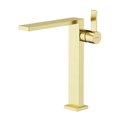 Смеситель Sancos Linn SC9020BG для раковины брашированное золото Смеситель Sancos Linn SC9020BG для раковины брашированное золото