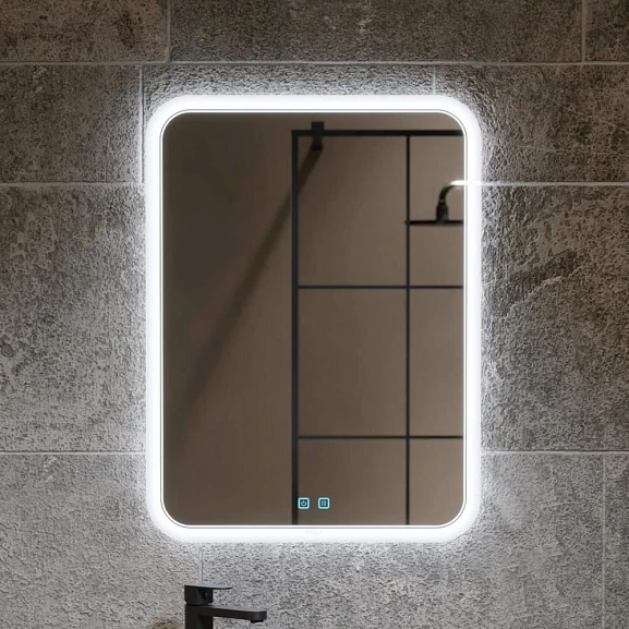 Зеркало Alavann Anna 70 с подсветкой и функцией антизапотевания