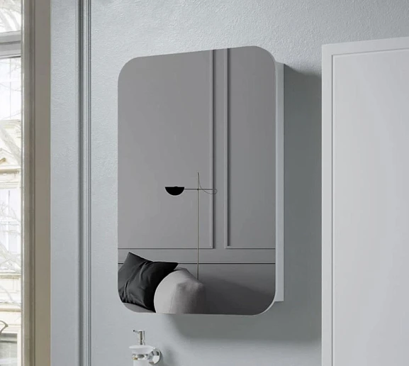 Зеркало-шкаф Alavann Monaco 55 белый R/L