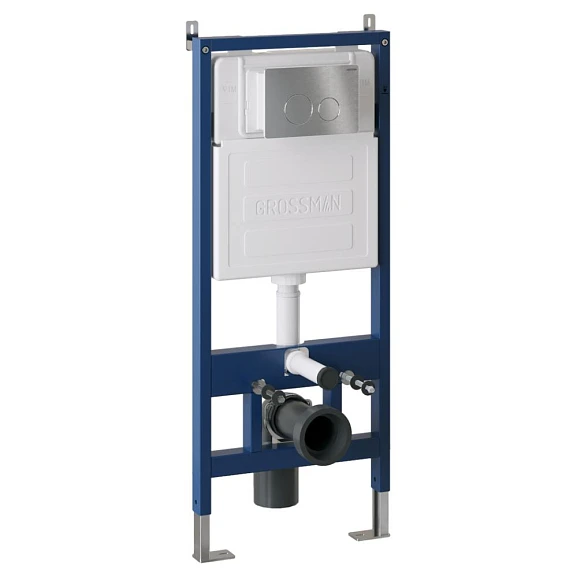 Система инсталляции Grossman 900.K31.01.000 клавиша смыва  сатин