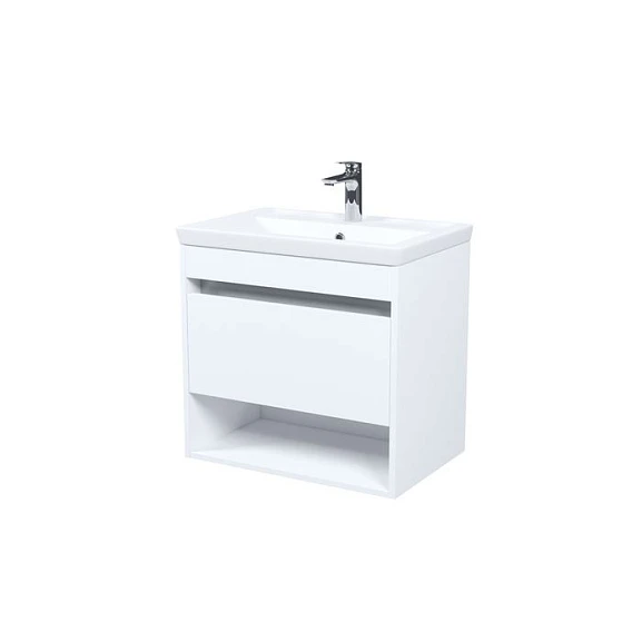 Тумба с раковиной Iddis Zodiac X 60 белая матовая