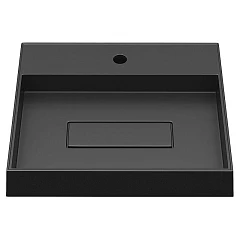 Накладная раковина Uperwood Tanos Quartz 50*42,5 черная Накладная раковина Uperwood Tanos Quartz 50*42,5 черная