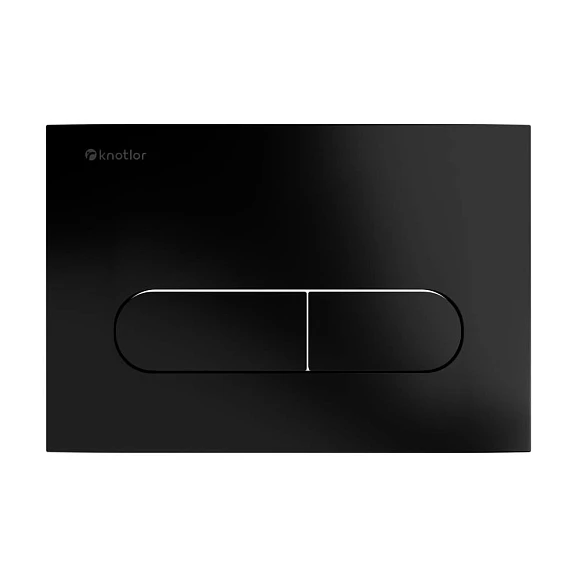 Клавиша смыва Knotlor Fusion BIS101BL черная матовая