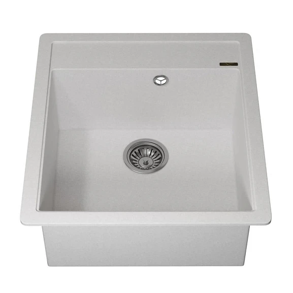 Кухонная мойка Uperwood Quartz UPD-07 46х51 белая матовая
