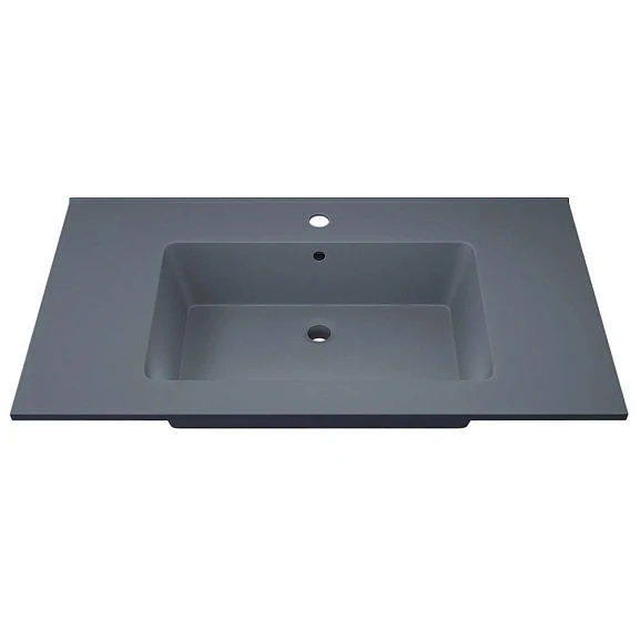 Мебельная раковина Uperwood Parma Quartz 85 серая (приобретается в комплекте с тумбой)