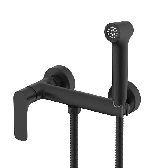 Гигиенический душ со смесителем Raglo R03.51.06 черный матовый