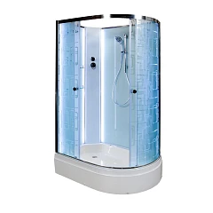 Душевая кабина AvaCan EM3012 120х90х210 L N с LED-подсветкой без крыши