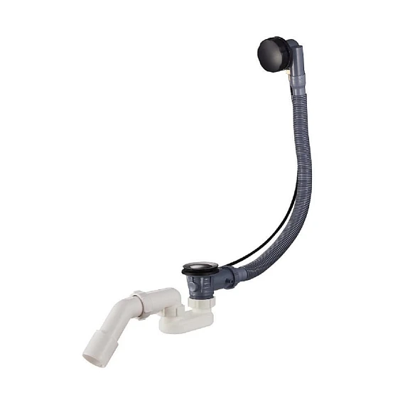 Слив-перелив Raglo R600.30.06 70см полуавтомат черный матовый