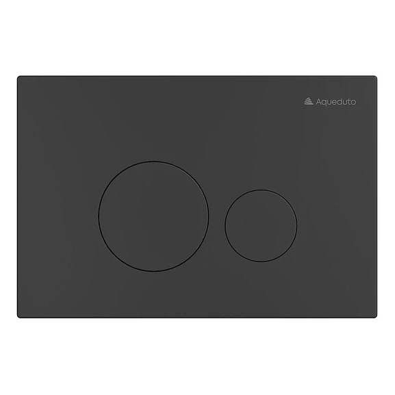 Клавиша смыва Aqueduto Circulo Novo CIR0240 черная матовая
