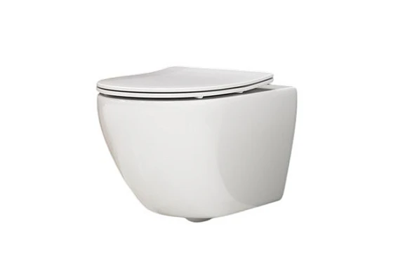 Подвесной унитаз Grossman GR-4457SQ 52х36х32 безободковый, торнадо