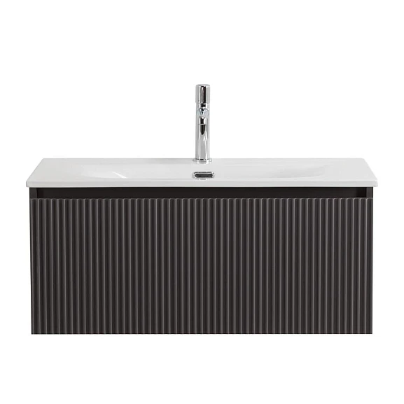 Тумба под раковину BelBagno Uno 80 темно-серая матовая