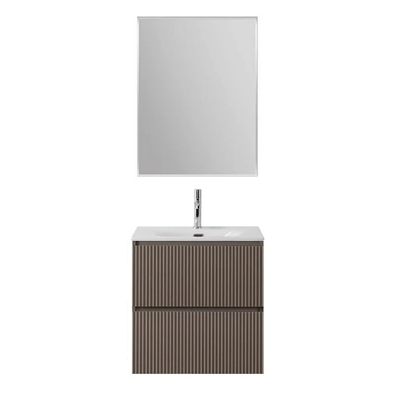 Комплект мебели BelBagno Uno 60 бежевый матовый