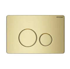 Клавиша смыва Grossman Style 700.K31.05.32M.32M брашированное золото