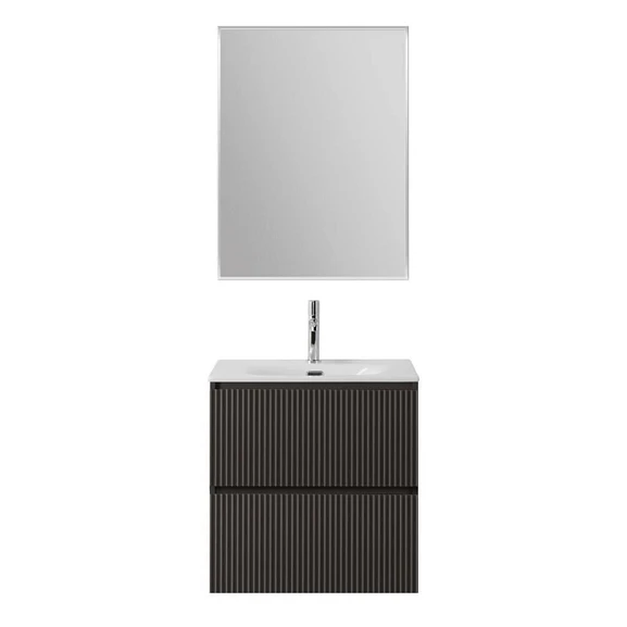 Комплект мебели BelBagno Uno 70 темно-серый матовый