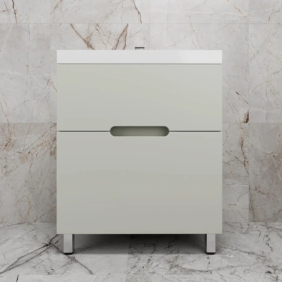 Тумба под раковину Style Line Матис 70 напольная олива