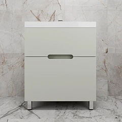 Тумба с раковиной Style Line Матис 70 напольная олива