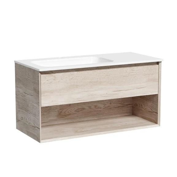 Тумба под раковину Sancos Marmi 1.0 100 дуб галифакс натуральный L