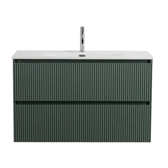 Тумба с раковиной BelBagno Uno 120 еловая матовая с двумя ящиками