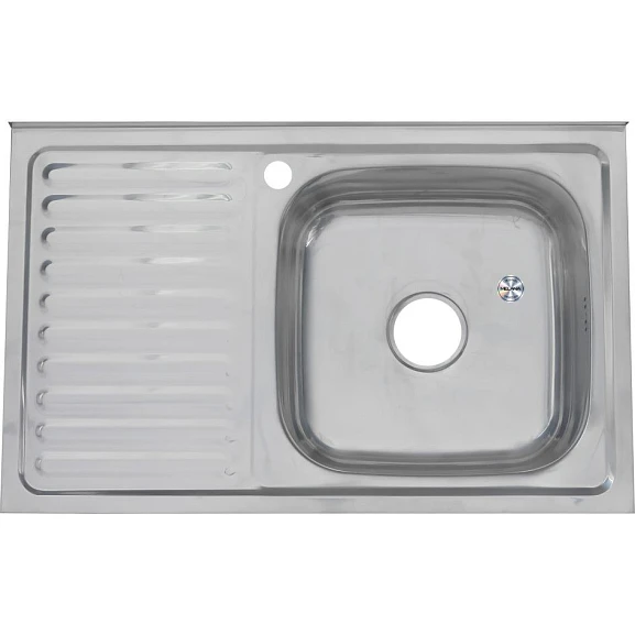 Кухонная мойка Melana 80*50 накладная прямоугольная с сифоном R