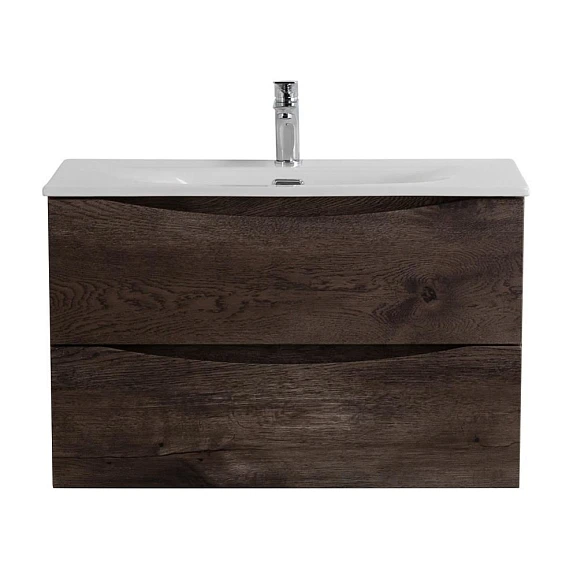 Тумба с раковиной BelBagno Marino-Cer-Mini 80 Rovere Nature Grigio