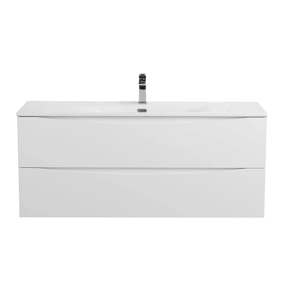 Тумба с раковиной BelBagno Marino-Cer-N 120 Bianco Lucido