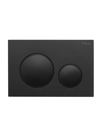 Клавиша смыва BelBagno BB-17C-NERO.M черная матовая