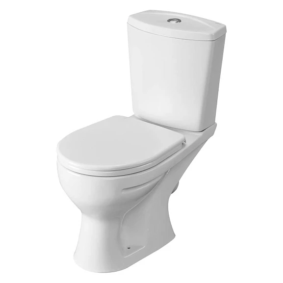 Унитаз-компакт Santeri Ультра 38*62,5 косой выпуск с крышкой-сиденьем полипропилен