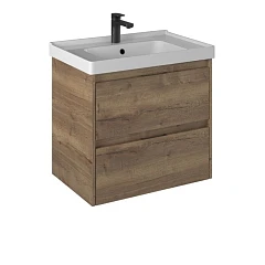 Тумба с раковиной Briz Берн 70 дуб веллингтон табак