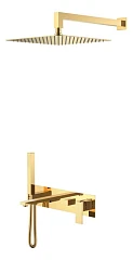 Душевой комплект Boheme Qubic 474-G золото