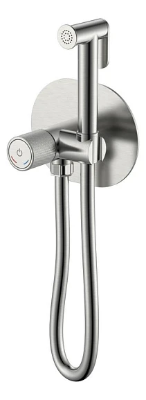 Гигиенический душ со смесителем Boheme Tech 157-NB скрытый монтаж брашированный никель