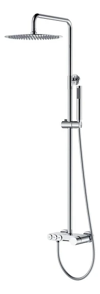 Душевая стойка Boheme Stick 128-CRCR с изливом хром, ручка Diamond