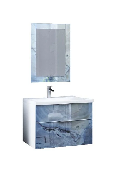 Комплект мебели MarkaOne Idalgo 75П blue marble